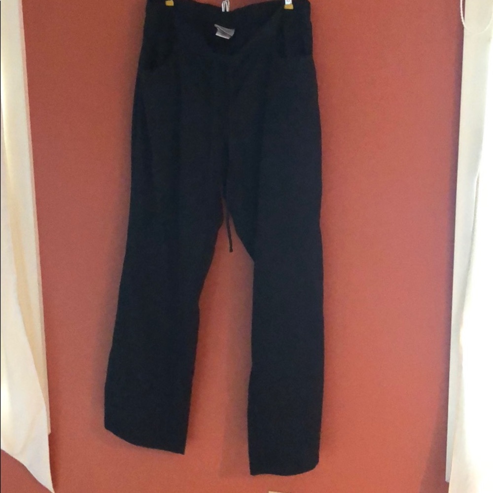 Black scrub pants